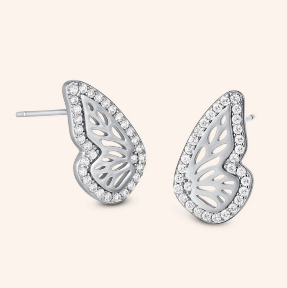 Daniela Swaebe Butterfly Wing Earrings